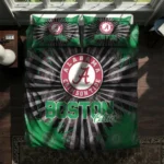 Boston Celtics Sunburst Splatter Bedding Set Best Selling