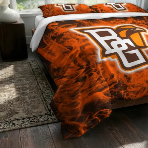 Bowling Green Falcons Red Mist Bedding Set Fashion Forward