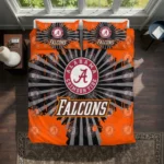 Bowling Green Falcons Sunburst Splatter Bedding Set Best Selling