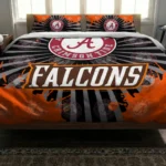 Bowling Green Falcons Sunburst Splatter Bedding Set Best Selling