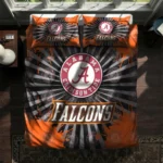 Bowling Green Falcons Sunburst Splatter Bedding Set Best Selling