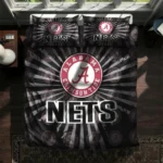 Brooklyn Nets Sunburst Splatter Bedding Set Best Selling