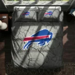 Buffalo Bills Cracked Texture Bedding Set Best Selling