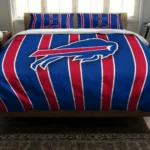 Buffalo Bills Stripe Style Bedding Set Best Selling