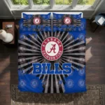 Buffalo Bills Sunburst Splatter Bedding Set Best Selling