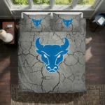Buffalo Bulls Cracked Texture Bedding Set Best Selling