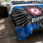 Buffalo Bulls Sunburst Splatter Bedding Set Best Selling