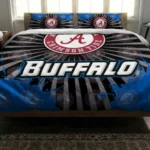 Buffalo Bulls Sunburst Splatter Bedding Set Best Selling