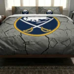 Buffalo Sabres Cracked Texture Bedding Set Best Selling