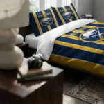 Buffalo Sabres Stripe Style Bedding Set Best Selling