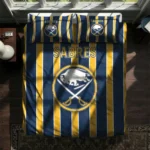 Buffalo Sabres Stripe Style Bedding Set Best Selling