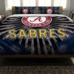 Buffalo Sabres Sunburst Splatter Bedding Set Best Selling