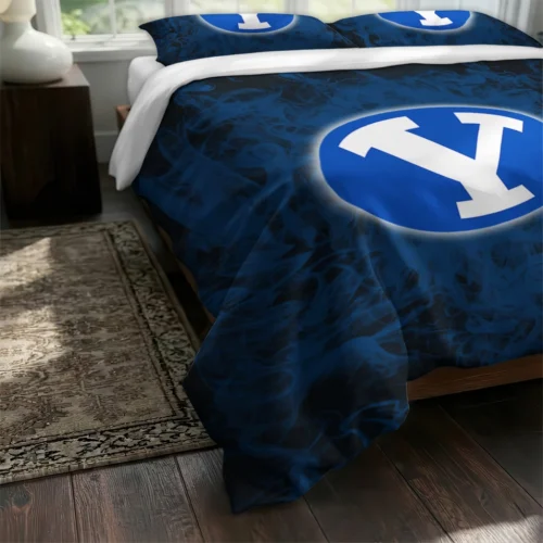 Byu Cougars Red Mist Bedding Set Fashion Forward