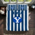 Byu Cougars Stripe Style Bedding Set Best Selling