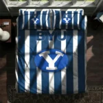 Byu Cougars Stripe Style Bedding Set Best Selling