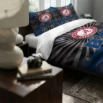Byu Cougars Sunburst Splatter Bedding Set Best Selling