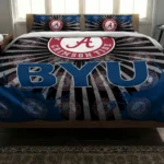 Byu Cougars Sunburst Splatter Bedding Set Best Selling