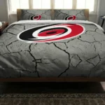 Carolina Hurricanes Cracked Texture Bedding Set Best Selling
