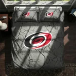 Carolina Hurricanes Cracked Texture Bedding Set Best Selling