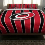 Carolina Hurricanes Stripe Style Bedding Set Best Selling