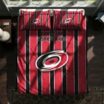 Carolina Hurricanes Stripe Style Bedding Set Best Selling