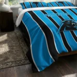 Carolina Panthers Stripe Style Bedding Set Best Selling