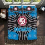Carolina Panthers Sunburst Splatter Bedding Set Best Selling