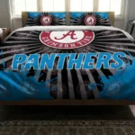 Carolina Panthers Sunburst Splatter Bedding Set Best Selling
