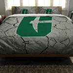 Charlotte 49ers Cracked Texture Bedding Set Best Selling