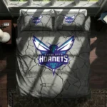 Charlotte Hornets Cracked Texture Bedding Set Best Selling