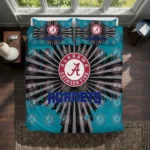 Charlotte Hornets Sunburst Splatter Bedding Set Best Selling