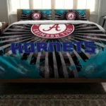 Charlotte Hornets Sunburst Splatter Bedding Set Best Selling