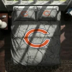 Chicago Bears Cracked Texture Bedding Set Best Selling