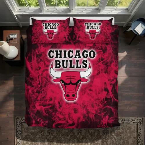 Chicago Bulls Red Mist Bedding Set Best Selling