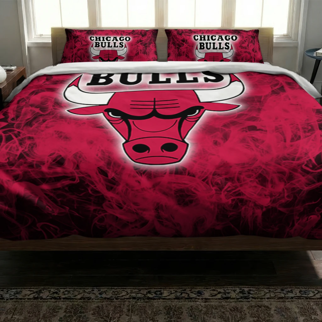 Chicago Bulls Red Mist Bedding Set Latest Model Chicago Bulls Red Mist Bedding Set Latest Model