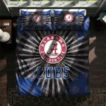 Chicago Cubs Sunburst Splatter Bedding Set Best Selling