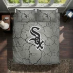 Chicago White Sox Cracked Texture Bedding Set Best Selling