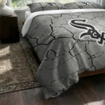 Chicago White Sox Cracked Texture Bedding Set Best Selling