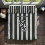 Chicago White Sox Stripe Style Bedding Set Best Selling
