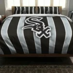 Chicago White Sox Stripe Style Bedding Set Best Selling