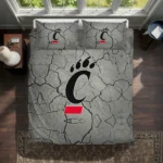 Cincinnati Bearcats Cracked Texture Bedding Set Best Selling