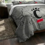 Cincinnati Bearcats Cracked Texture Bedding Set Best Selling