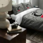 Cincinnati Bearcats Cracked Texture Bedding Set Best Selling