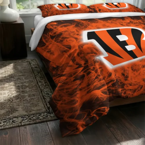 Cincinnati Bengals Red Mist Bedding Set Fashion Forward