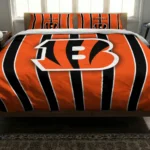 Cincinnati Bengals Stripe Style Bedding Set Best Selling