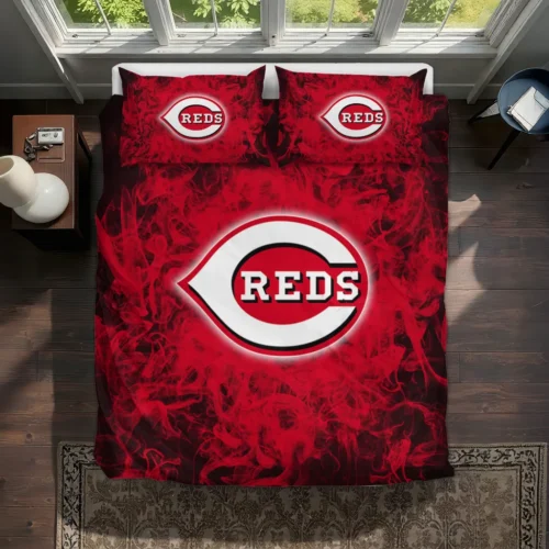 Cincinnati Reds Red Mist Bedding Set Best Selling