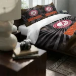 Cleveland Browns Sunburst Splatter Bedding Set Best Selling