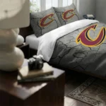 Cleveland Cavaliers Cracked Texture Bedding Set Best Selling