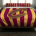 Cleveland Cavaliers Stripe Style Bedding Set Best Selling