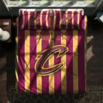 Cleveland Cavaliers Stripe Style Bedding Set Best Selling